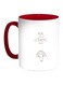 Love You Mom Printed Coffee Mug White/Pink/Red