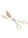 Naroote Bread Tongs, Clamp Easy to Clean Bread Clip, Baking for Home Kitchen Bread Food Cake Tong(gold)