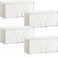 AFOROEOA 4Pack Clear Acrylic Paper Towel Dispenser for Bathroom and Kitchen