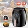 Air Fryer 5L Capacity &ndash; 1500W Large Oil-Free Cooker with Adjustable Temperature &amp; Timer, Non-Stick Basket, for Fries, Chicken, Meat, Vegetables, Baking &amp; Roasting