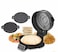 Veltric 3 in 1 Arabic Bread Maker, Pancake &amp; Pop Cake Maker &ndash; 40cm Full Copper Non-Stick Plates, Removable &amp; Interchangeable for Roti, Pizza, Tortilla, Snacks &amp; Breakfast
