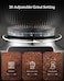 Stainless Steel Digital Burr Coffee Grinder with 30 Grind Settings, LED Control Panel, Portafilter Cradle for Espresso, Mocha, French Press, and More