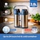 Veltric Airpot Twin Pot Vacuum Flask 3.8L &ndash; Dual Hot &amp; Cold Beverage Dispenser, Thermal Insulated Stainless Steel Flasks with Pump Action &ndash; Ideal for Tea, Coffee, Juice, Water, Travel