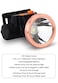Rechargeable LED Headlamp Flashlight with Replaceable Battery – 15 Hours Runtime, Waterproof, Adjustable Strap – Bright Head Torch Light for Camping, Hiking, Running, Emergency, Outdoor Use