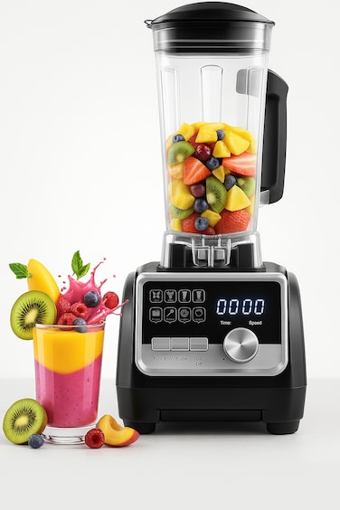 Veltric High Powered Heavy Duty Commercial Blender &ndash; 8 Preset Programs, Smoothie Maker, Ice Crusher, Juicer, Food Processor, Spice Grinder with Speed Control Knob, Pulse Function &amp; LED Display