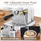 20 Bar Professional Espresso Coffee Machine &ndash; 1350W High-Pressure Cappuccino &amp; Latte Maker with 58mm Portafilter, 1.8L Removable Water Tank, Milk Frother &ndash; Home Barista Coffee Maker