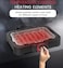Electric BBQ Grill&ndash; Adjustable Temperature, Detachable Plates, and Cool-Touch Housing for Indoor &amp; Outdoor Grill, BBQ, Steak