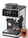 Espresso Coffee Machine with Grinder &ndash; 20 Grind Settings, Hot &amp; Cold Brew, Digital Touch Screen, Steam Wand, Double Cup Function, Stainless Steel Barista Coffee Maker