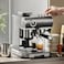 19 Bar Espresso Coffee Machine with Grinder &ndash; High Pressure Steam Pump, Perfect Crema Maker, Digital Control, Double Cup Function, Milk Frother &amp; Accessories