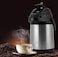 Airpot Vacuum Flask Stainless Steel 3L &ndash; Double Wall Thermal Carafe Dispenser   24 Hours Hot &amp; Cold Insulation   Pump Action Coffee, Tea &amp; Water Server &ndash; Large Capacity Vacuum