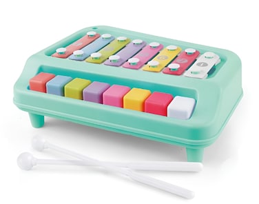 Musical Xylophone Toy Instrument for Kids – Colorful 8-Note Metal Keys with Mallets – Educational Music Learning Toy for Toddlers & Children