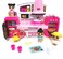 2 in 1 Kitchen &amp; Cutlery Play Set with 4 Baby Girl Figures &ndash; Pretend Play Cooking Toy with Accessories for Kids