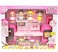 2 in 1 Kitchen &amp; Cutlery Play Set with 4 Baby Girl Figures &ndash; Pretend Play Cooking Toy with Accessories for Kids