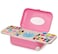 All-in-1 Kids Cosmetics Trolley Set with Mirror &amp; Nail Art &ndash; Portable Pretend Play Makeup Trolley Bag Toy for Girls