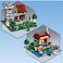 MY WORLD 2 in 1 Building Box &ndash; Farm &amp; Castle Playset with Steve &amp; Alex Figures   Creative Construction Toy for Kids Building Blocks