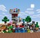 MY WORLD 2 in 1 Building Box &ndash; Farm &amp; Castle Playset with Steve &amp; Alex Figures   Creative Construction Toy for Kids Building Blocks