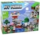 MY WORLD 2 in 1 Building Box &ndash; Farm &amp; Castle Playset with Steve &amp; Alex Figures   Creative Construction Toy for Kids Building Blocks
