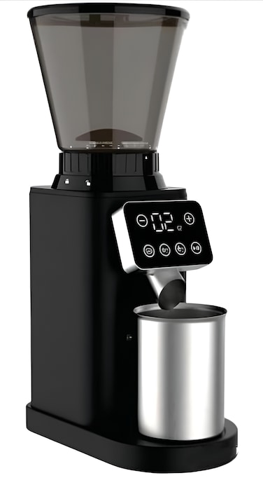 Digital Coffee Grinder with Touch Screen &ndash; Conical Burr Grinder, 24 Grind Settings, 300g Bean Hopper for Espresso, French Press &amp; Drip Coffee