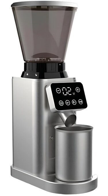 Digital Coffee Grinder with Touch Screen &ndash; Conical Burr Grinder, 24 Grind Settings, 300g Bean Hopper for Espresso, French Press &amp; Drip Coffee