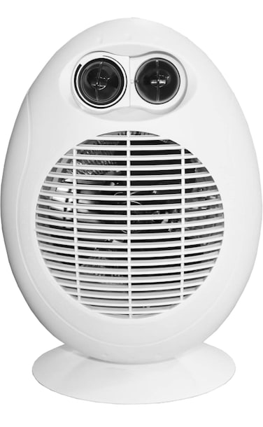 Vintax Portable Fan Heater 2000W &ndash; White Electric Heater with Adjustable Thermostat, 2 Heat Settings, Overheat Protection &amp; Copper Motor &ndash; High Efficiency Room Heater for Home &amp; Office