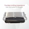Portable Contact Grill &amp; Panini Maker 2000W   Electric BBQ Grill with Non-Stick Plates, Ready Light Indicator, Fast Heating &amp; Multi-Purpose Indoor Cooking