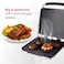 Portable Contact Grill &amp; Panini Maker 2000W   Electric BBQ Grill with Non-Stick Plates, Ready Light Indicator, Fast Heating &amp; Multi-Purpose Indoor Cooking