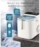 Ice Maker Machine 800g with 3 Ice Cube Size Options   Touch Control, Smart Alerts for Ice Full & Water Low, Energy Saving Countertop Ice Maker