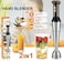 Hand Blender with 2 Speed Settings &ndash; High Performance Stainless Steel Immersion Blender for Purees, Baby Food, Smoothies &amp; Sauces &ndash; Ergonomic Grip