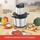 
Food Chopper &amp; Mincer 8L Stainless Steel &ndash; 1300W Powerful Copper Motor, Double Stainless Steel Blades Grinder &amp; Vegetable Chopper for Meat, Vegetables, Fruits, and Nuts
