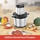 Stainless Steel Food Chopper &amp; Mincer 8L&ndash; 1300W Powerful Copper Motor, Double Blades, 3-Speed Control &ndash; Electric Meat Grinder &amp; Vegetable Chopper for Meat, Vegetables, Fruits &amp; Nuts