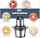 Heavy Duty Chopper 6L Capacity, 1300W Heavy Duty Motor, Stainless Steel Blades &ndash; Electric Food Processor for Fruits, Vegetables, Nuts, Meat