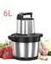 Heavy Duty Chopper 6L Capacity, 1300W Heavy Duty Motor, Stainless Steel Blades &ndash; Electric Food Processor for Fruits, Vegetables, Nuts, Meat