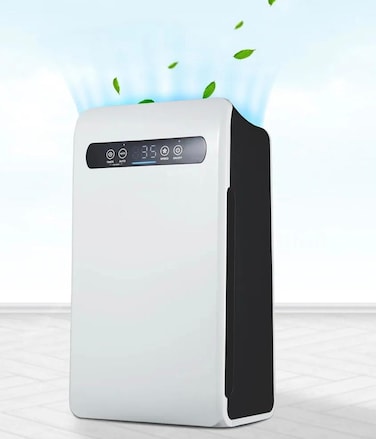Veltric Air Purifier for Home Bedroom &ndash; 3-Stage Filtration with HEPA, Carbon &amp; Pre-Filter, 32m&sup2; Coverage, 4 Fan Speeds, Child Lock &amp; LED Indicator &ndash; Removes 99.9% Dust, Smoke &amp; Allergens