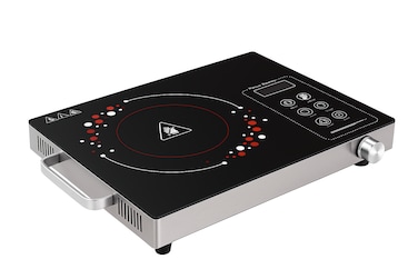 Vintax Digital Infrared Cooker &ndash; 2000W Portable Electric Ceramic Cooktop with Digital Touch Control, Tempered Glass Single Burner Hot Plate, Infrared Induction Cooker