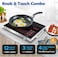 Vantix Single Digital Infrared Cooker &ndash; Electric Ceramic Cooktop with Digital Control, Tempered Glass Single Infrared Burner Hot Plate, Portable Induction Cooker for Even Heating