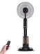 Vantix 16 Inch Mist Fan with Humidifier Function &ndash; Oscillating Pedestal Fan with 3 Speed Control, Remote, Timer, Adjustable Mist, Large 3.2L Water Tank &amp; Low Noise Cooling