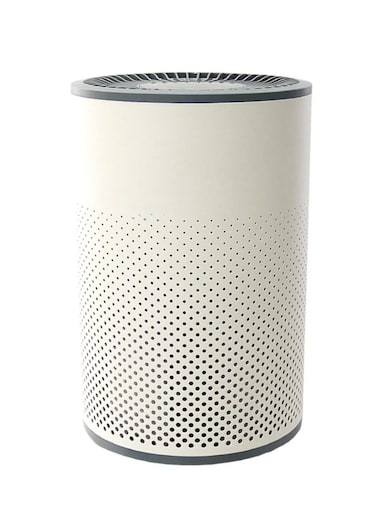 Air Purifier for Home with HEPA Filter &ndash; 3-Stage Filtration, 99.9% Air Cleaning, 4 Fan Speeds, Timer &amp; Ambient LED Light &ndash; Compact White Air Cleaner for Bedrooms, Offices &amp; Small Rooms up to 14m&sup2;