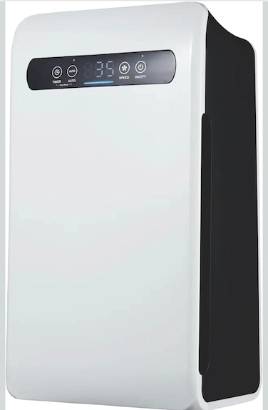 Air Purifier for Home &amp; Bedroom &ndash; 32m&sup2; Coverage, 3-Stage HEPA Filtration with Carbon &amp; Pre-Filter, Negative Ion Generator, 4 Fan Speeds,  Removes 99.9% Dust, Smoke &amp; Allergens