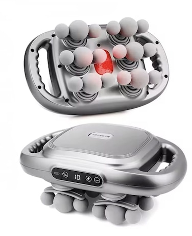 Vintax 8 Head Electric Body Massager &ndash; USB Rechargeable Handheld Deep Tissue Massager with Adjustable Speeds &amp; Modes for Back, Neck, Waist, Legs, Arms &amp; Thigh Pain Relief &amp; Muscle Recovery