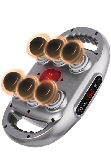 Vintax 6 Head Electric Body Massager – USB Rechargeable Handheld Deep Tissue Massager with Strike Force Modes & Adjustable Speeds for Pain Relief, Fatigue & Muscle Recovery