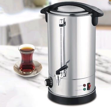Vintax 16L Stainless Steel Electric Water Boiler &ndash; Hot Water Dispenser with Temperature Control, Boil-Dry Protection, Heat-Resistant Handle &amp; Heating Indicator Light &ndash; Ideal for Tea, Coffee, Office