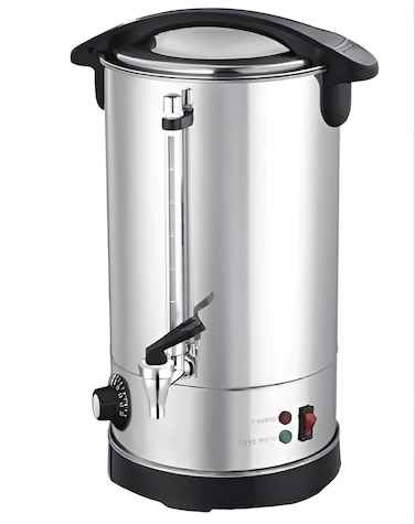 Veltric Electric Water Boiler 16L Stainless Steel &ndash; Hot Water Dispenser with Temperature Control, Boil-Dry Protection, Heat-Resistant Handle &amp; Heating Indicator Light &ndash; Ideal for Tea, Coffee