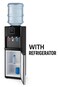 Vintax Hot &amp; Cold Water Dispenser with Refrigerator Cabinet &ndash; 3L Cold Tank, 1L Hot Tank, 304 Stainless Steel Tank, Energy-Efficient Cooling &amp; Heating for Home &amp; Office