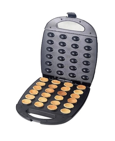 Vintac Electric Nutty Maker Machine&ndash; 24 Cavity Non-Stick Nut Cake Maker  Nut Snack Maker with Temperature Control &amp; Cool Touch Handle, Black