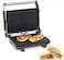2 Slice Contact Grill &amp; Panini Press &ndash; Non-Stick Stainless Steel Sandwich Maker with Cool-Touch Handles, Indicator Lights &amp; Overheat Protection for Paninis, Wraps &amp; Breakfast Snacks