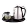 Vantix Stainless Steel Electric Tea Maker Kettle &ndash; Cordless Glass Teapot with Auto Shut-Off, Overheat Protection &amp; 360&deg; &amp; Shiny Finish