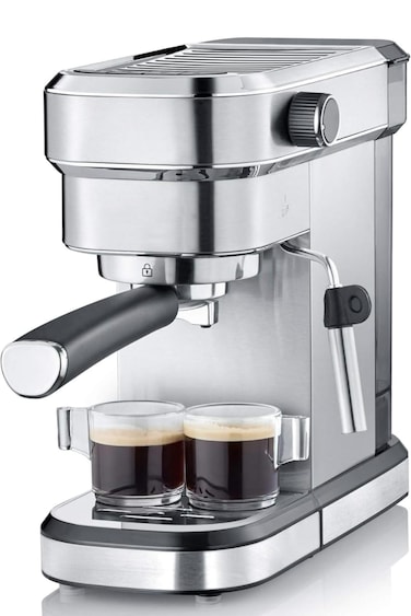 Vintax 6 in 1  Espresso Coffee Machine 20 Bar  Compatible with Nespresso &amp; Dolce Gusto Capsules   Built-in Milk Frother, ULKA Italian Pump, Stainless Steel Design for Espresso, Cappuccino Latte