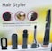 4 in 1 Hair Styling Tool &ndash; 800W Multi-Attachment Styler with Curling Wand, Hot Air Brush, Vent Brush &amp; Nozzle, Adjustable Heat &amp; Swivel Cord