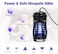 Vantix Electric Insect Killer Lamp &ndash; 30m&sup2; Mosquito &amp; Fly Killer UV Lamp   Silent, Non-Toxic Bug Zapper for Home, Office &amp; Outdoor Use