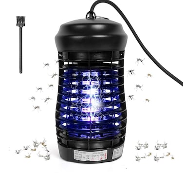 Vantix Electric Insect Killer Lamp &ndash; 30m&sup2; Mosquito &amp; Fly Killer UV Lamp   Silent, Non-Toxic Bug Zapper for Home, Office &amp; Outdoor Use